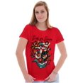 thumbnail image 1 of Sink or Swim Anchor Mermaid Tattoo Womens Slim Fit Graphic Tee Brisco Brands L, 1 of 5