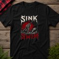 Sink or Swim — Vintage Skull & Anchor Surf Punk Tee - Walmart.com