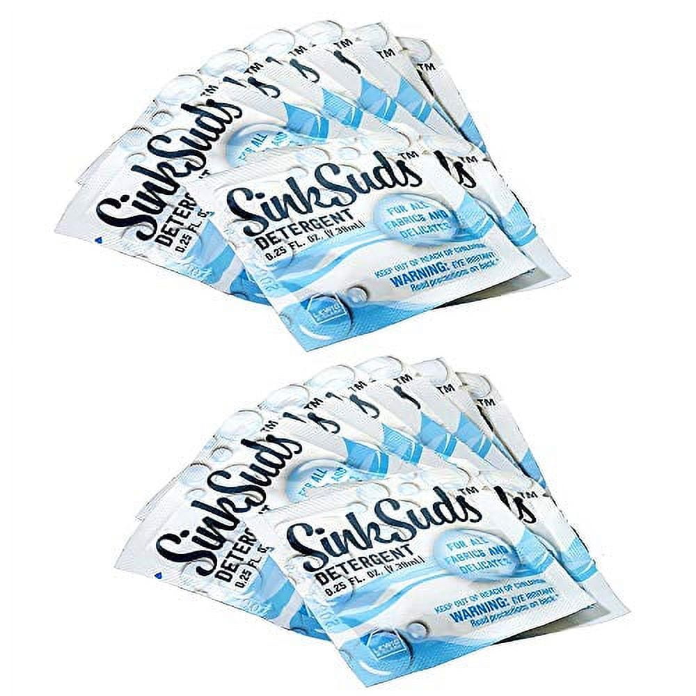 SinkSuds Travel Laundry Detergent Liquid Soap + Odor Eliminator for All
