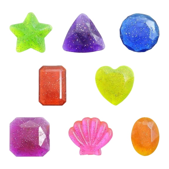 Sinkable Gem Stones for Pool Treasure Hunt Diving Game Underwater Search and Retrieve Swimming Pool Accessories Color May Vary Random