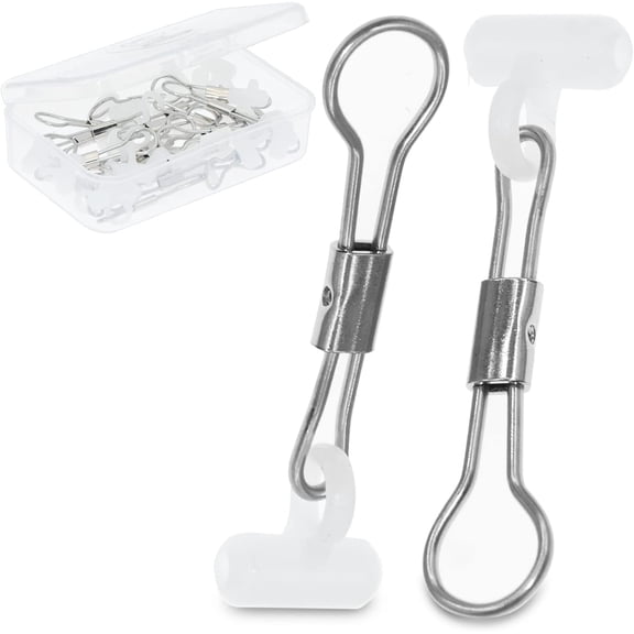 Sinker Slide for Fishing 30/60pcs Fishing Slide Weight Slides Fishing Line Connector Fishing Accessories