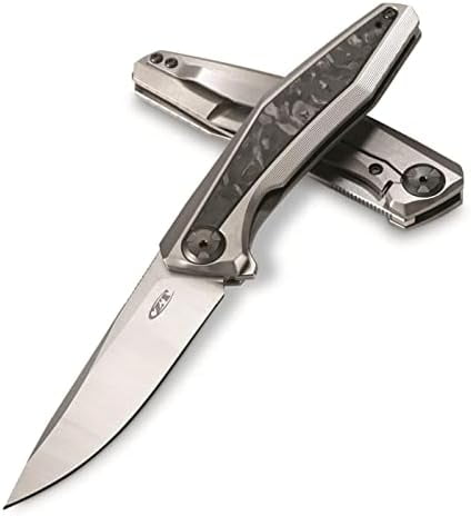 Zero Tolerance 0562TI Hinderer Pocket Knife - 3.5" CPM 20CV Blade, Titanium Handle, Made In USA