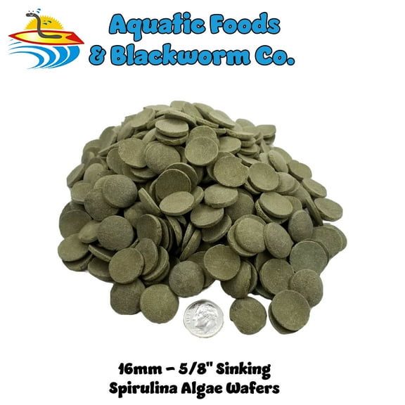 Sinking Wafers of Algae, Spirulina & Vegetables, Ideal for Plecos, Bottom Fish, Catfish, Shrimp, Snails, Crayfish, All Herbivorous and Omnivorous Tropical Fish. - Zeigler Style AFI Wafers45-lbs