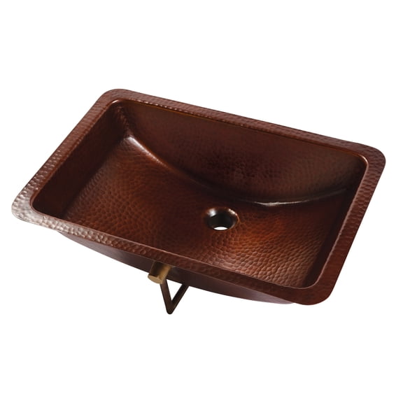 Sinkology Curie 21" Undermount Bathroom Sink in Copper