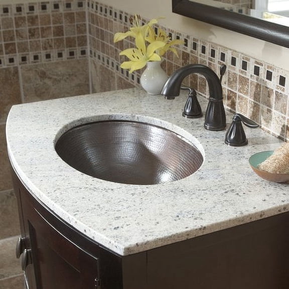 Sinkology Wallace Metal Oval Undermount Bathroom Sink