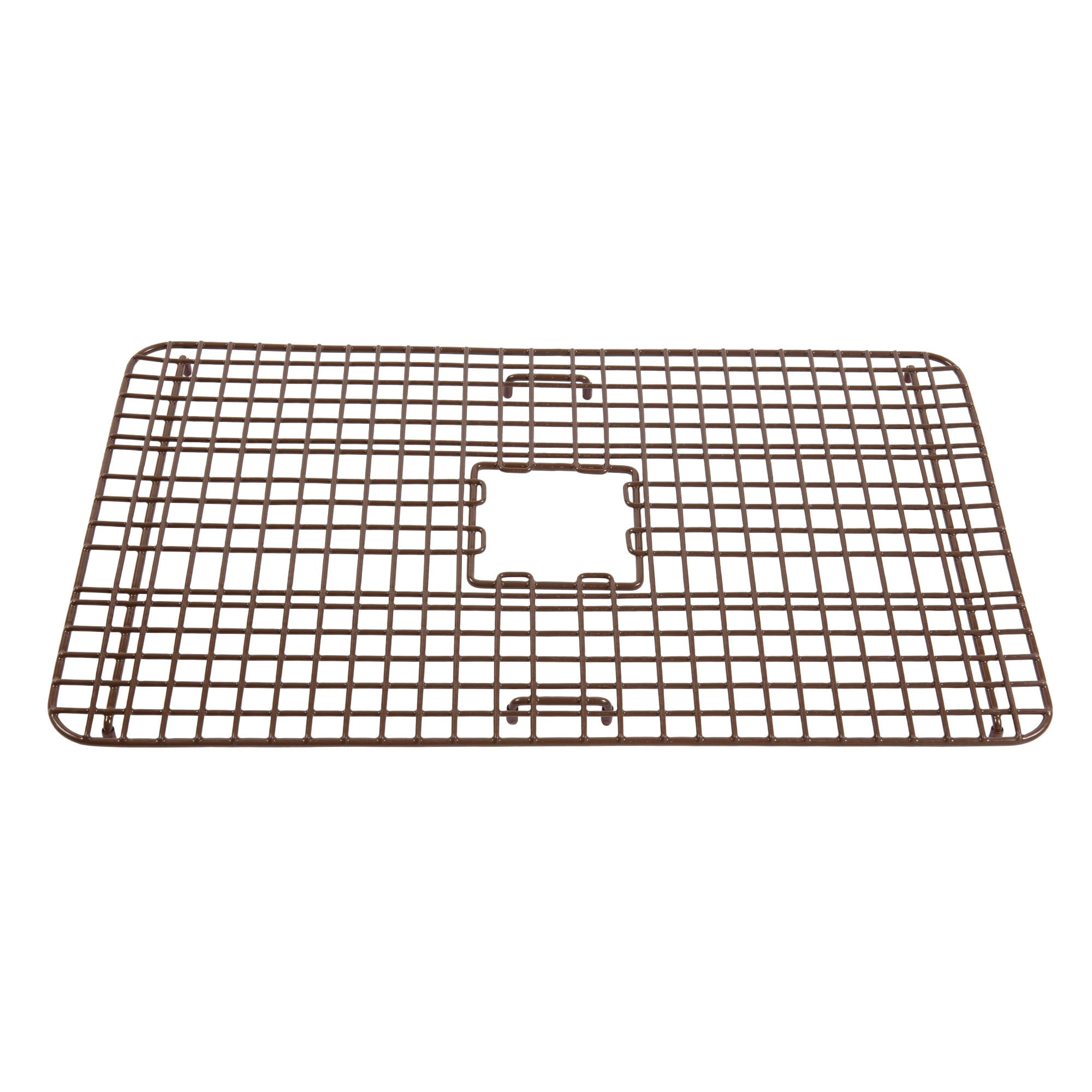 Wright Antique Brown Steel Kitchen Sink Bottom Grid