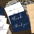 thumbnail image 1 of Sinkoo 20 Pack Thank You Cards Bulk with Kraft Envelopes & Stickers, 3.5x5 Inches, Minimalist Design, Perfect for Business, Weddings, Baby & Bridal Showers, Graduations & Funerals, 1 of 7