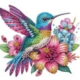 thumbnail image 1 of Sinkoo 12"x12" Hummingbird 5D Diamond Art Kits, Boho Decor Art & Craft Kits for Adult Teen Beginners, Diy Bird Diamond Painting Kit for Home Wall Decor, 1 of 7