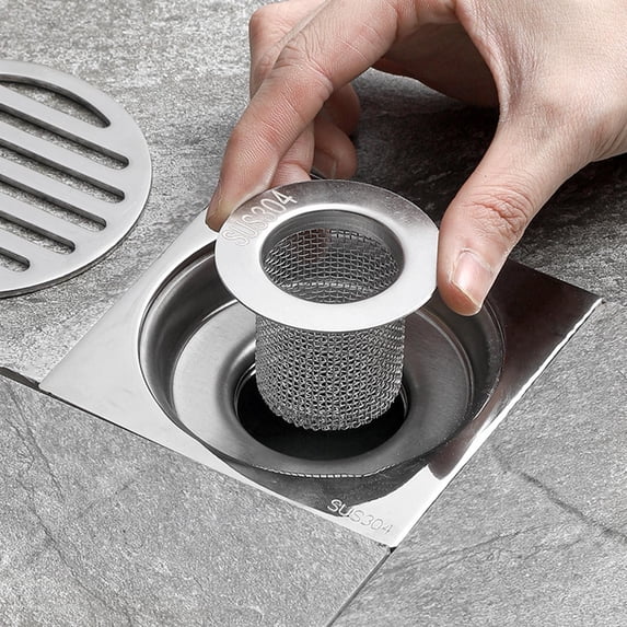 Under $5 Price Drop Alert Sinks Screen for Drain Drain Strainer, Bathroom Sinks Filter, Drain Screen Hair Catcher, Stainless Steel Filter Stopper Replacement, Bathroom Floor Drain Filter, Mesh (A)