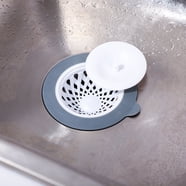 Full Circle Sinksational Sink Strainer & Stopper – Gray, Fits Most Drains, Eco-Friendly Recycled Plastic
