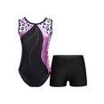 thumbnail image 1 of Sinleey Gymnastics Leotards for Girls Sleeveless One-piece Ballet Dancing Athletic Leotards with Pink Leopard 12, 1 of 7
