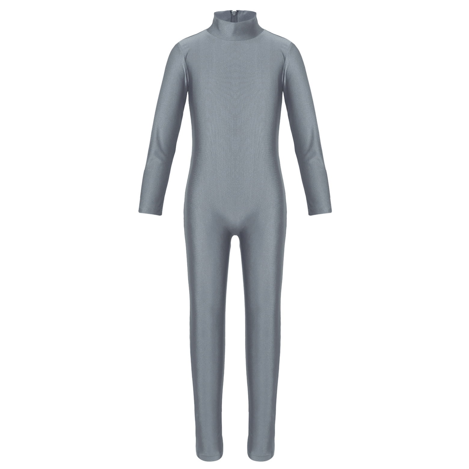 TTAO Kids Girls Long Sleeves Full Body Unitard Ballet Dance