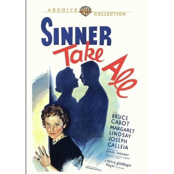 Sinner Take All (DVD), Warner Archives, Mystery & Suspense