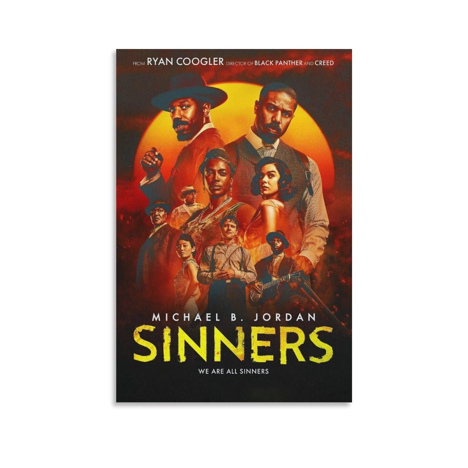 Sinners Movie Poster 1 Living Room Printing Oil Painting Interior ...