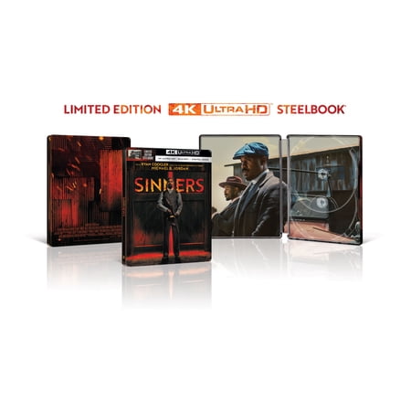 Sinners (Steelbook) (4K Ultra HD + Blu-ray + Digital Copy) Horror, Warner Bros.