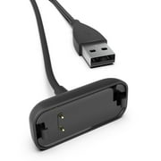 Sinoacc 3.3Ft USB Charging Cable Dock for Fitbit Inspire 3, Black