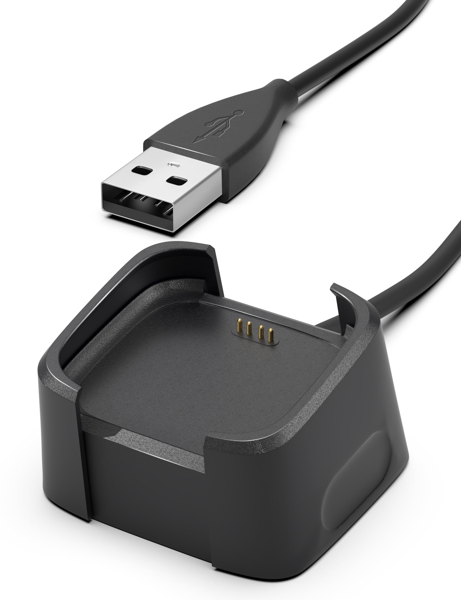 Sinoacc Charger Dock Stand with USB Fast Charging Cable 3.3Ft, for Fitbit Versa 2