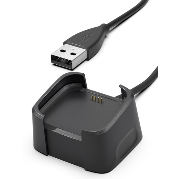 Sinoacc Charger Dock Stand with USB Fast Charging Cable 3.3Ft, for Fitbit Versa 2