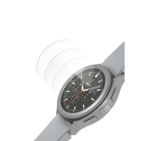 Sinoacc Screen Protector Compatible with Galaxy Watch 4 Classic 46mm, Perfectly Fit, HD Clear, Easy Install, 4-Pack