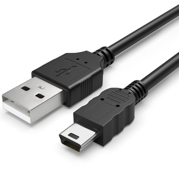 Sinoacc USB to Mini B Cable, USB 2.0 Type-A to Mini-B (5-pin) Cable, 480mbps Data Transfer Cord