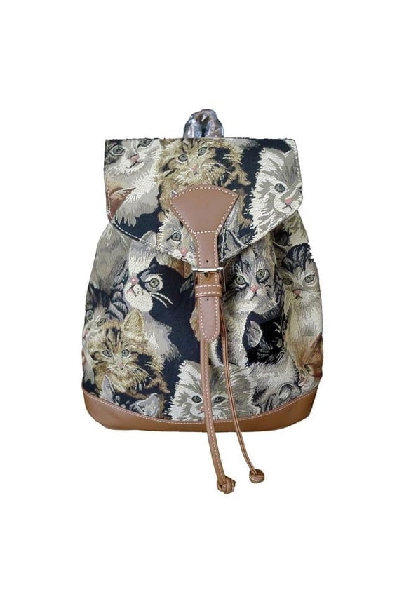 25481-Cat Tapestry Backpack - Cat
