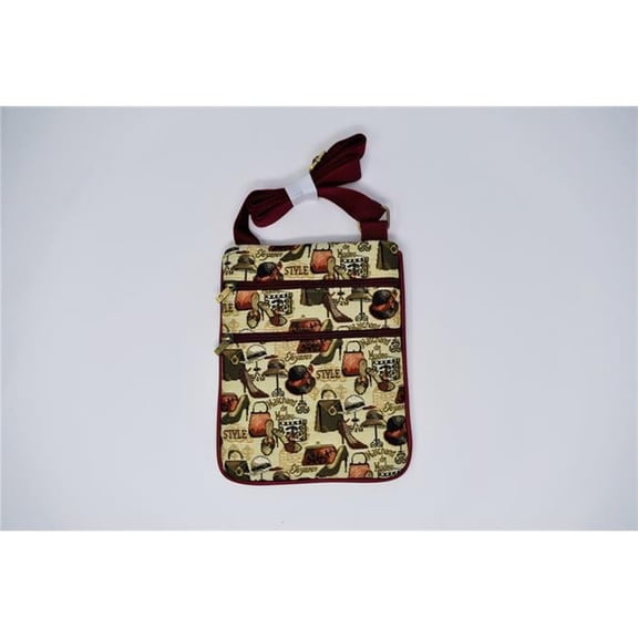 Sinobrite 2728-Boutique Tapestry Vertical Body Bag - Boutique