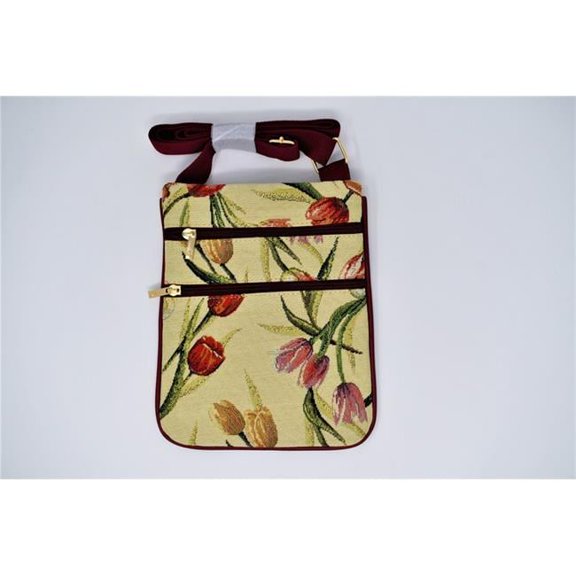 Sinobrite 2728-Tulip Tapestry Vertical Body Bag - Tulip