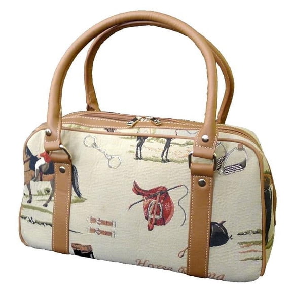 Sinobrite 4750-Horse Tapestry Oval-Shaped Purse - Horse