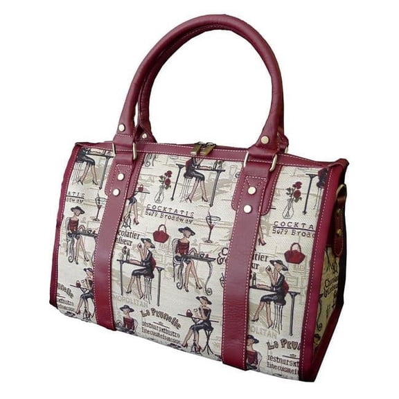 Sinobrite 93038-Rendezvous Tapestry Large Purse - Rendezvous