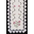 thumbnail image 1 of Sinobrite H0608-RS Pink Rose Lacey Edge Oblong Table Cloth- 68 x 90 in., 1 of 1