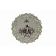 thumbnail image 1 of Sinobrite H0971-RS English Rose Round Doily- 8 in., 1 of 1