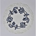 thumbnail image 1 of Sinobrite H8459-008 8 in. Blue Rose on White Fabric Doily, 1 of 1