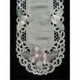 thumbnail image 1 of Sinobrite H8852 Fleur Latte Square Table-Topper- 44 x 44 in., 1 of 1