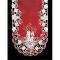 thumbnail image 1 of Sinobrite H8963-R1 Poinsettia & Candles Oval Runner- 16 x 45 in., 1 of 1