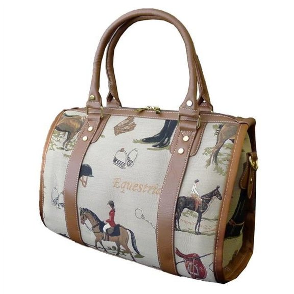 Sinobrite 93038-Horse Tapestry Large Purse - Horse