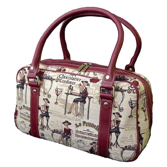 Sinobrite Tapestry Oval-Shaped Purse - Rendezvous