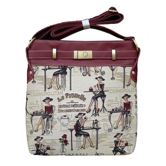 Sinobrite 2952-Rendezvous Tapestry Shoulder Purse - Rendezvous