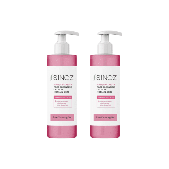 Sinoz Hyper Vitality Normal Skin Face Cleansing Gel 400 ml 2 Pack