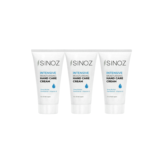 Sinoz Intensive Moisturizing Hand Care Cream 50 ml 3 Pack