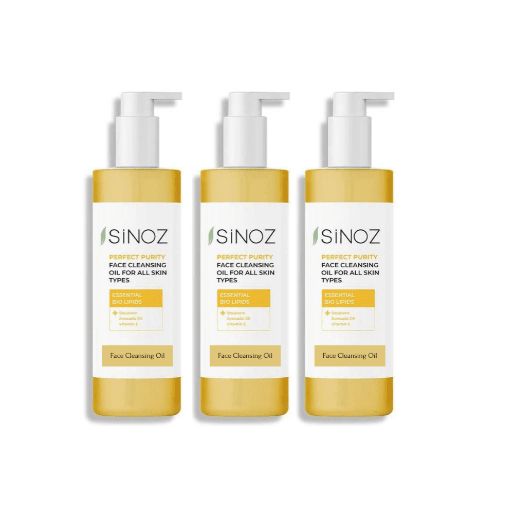 Sinoz Perfect Purity Face Cleansing Oil 400 ml 3 Pack