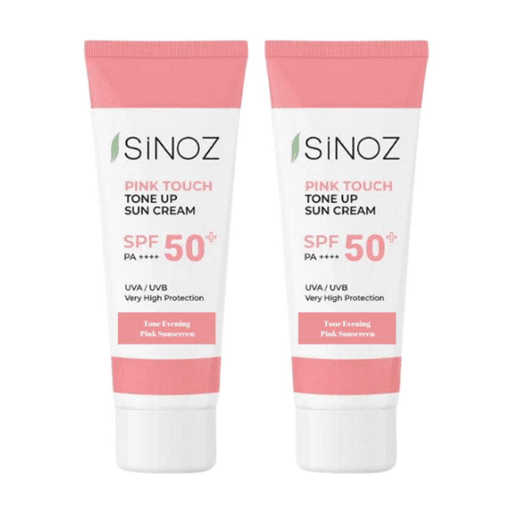 Sinoz Spf50+ Tone Equalizer Pa++++ Pink Sunscreen 50 ml 2 Pack