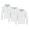 thumbnail image 1 of Sinpiling 3 Pack Hoodies Sweatshirts for Men with Front Pocket Casual Long Sleeve Pullover Sweatshirt Basic Solid Comfort Drawstring Hooded Tops, 1 of 1