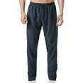 thumbnail image 1 of Sinpiling Joggers Pants for Men Big and Tall Plus Size Quick-Dry Straight Leg Casual Solid Drawstring Elastic Waist Lightweight Athletic Trousers with Pockets Christmas Outfits, 1 of 8