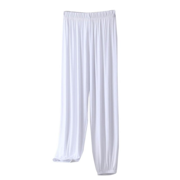 Sinpiling Pajama Pants for Women Casual Elastic High Waisted Tapered Leg Sleepwear Trousers Ladies Comfort Loose Solid Color Pull On Loungewear Pant Christmas Gifts