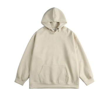 Sinpiling Mens Sueded Hoodies Big & Tall Pullover Long Sleeve Sweatshirts with Pocket M-4X Plus Size Casual Solid Comfort Hoodie Sweatshirt Clearance