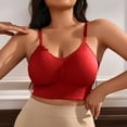 thumbnail image 1 of Sinpiling Plus Size Sports Bras for Women XL-5X No Underwire Push Up Pullover Underwear Solid Back-Smoothing Quick-Drying Workout Bralettes, 1 of 8