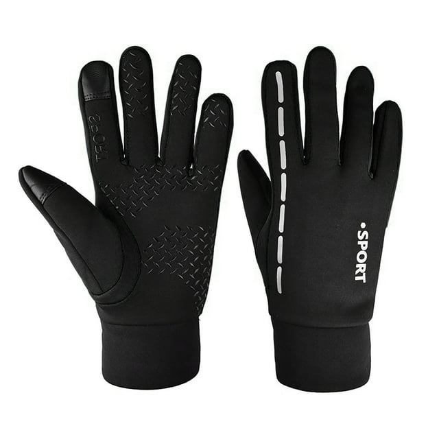 Sinpiling Winter Motorcycle Gloves for Women & Men Touchscreen Waterproof Windproof Non-Slip Thick Thermal Warm Ski Snow Cycling Glove on Clearance