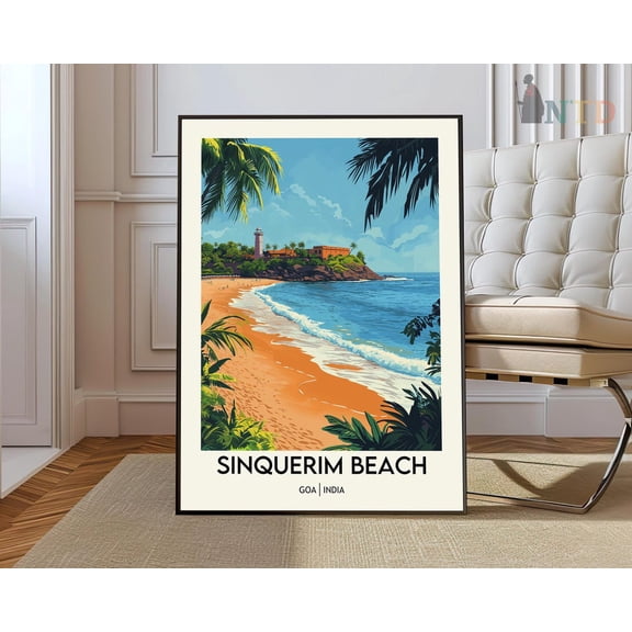 Sinquerim Beach Goa India Poster Unframed Paper Print