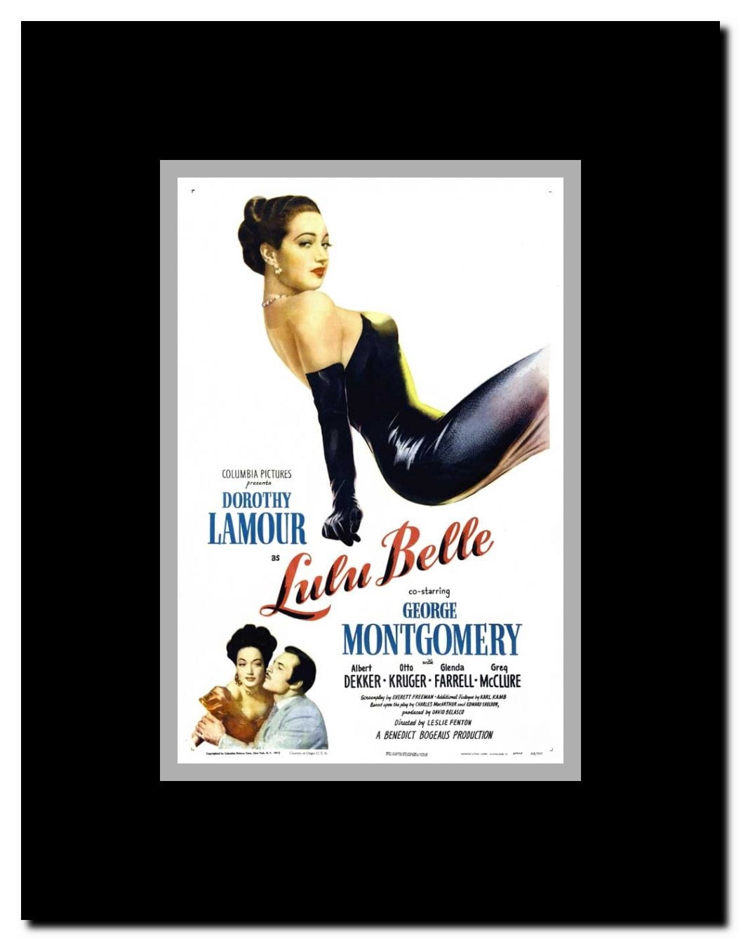 Sins of Lulu Belle Framed Movie Poster