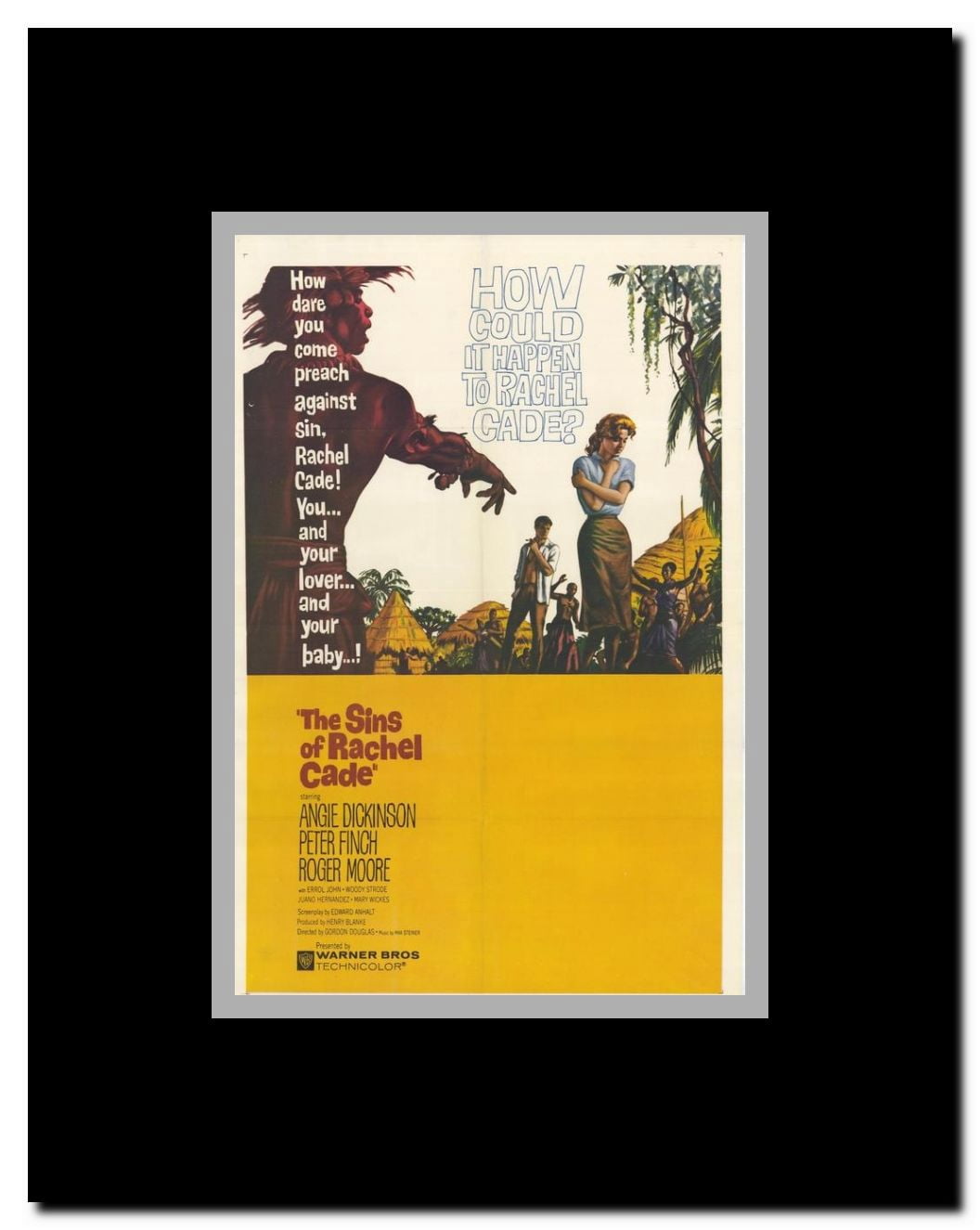 Sins of Rachel Cade Framed Movie Poster